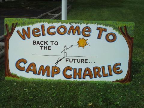 Camp Charlie Sign