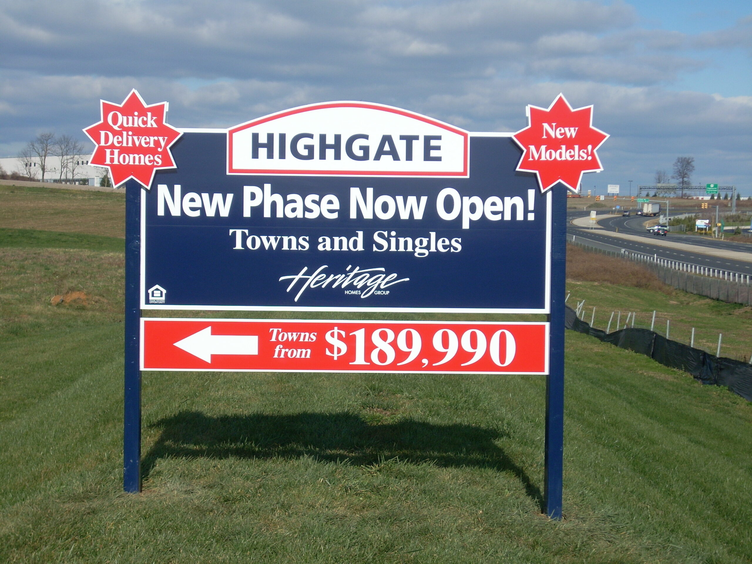 Highgate Homes Sign