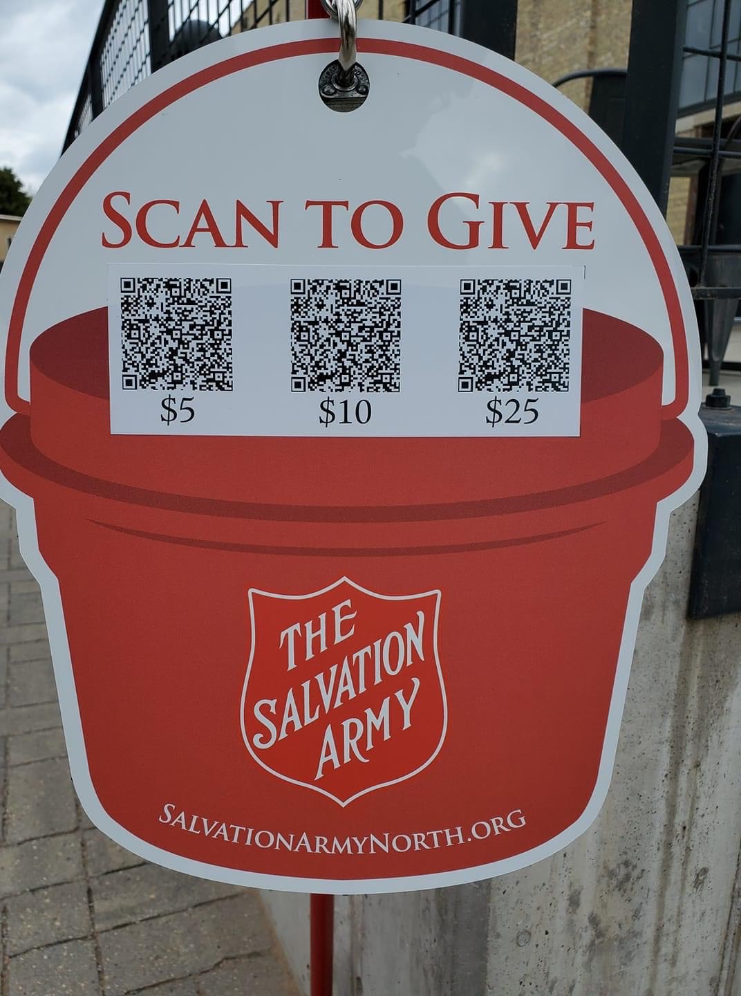 Salvation Army Kettle OMB 2020