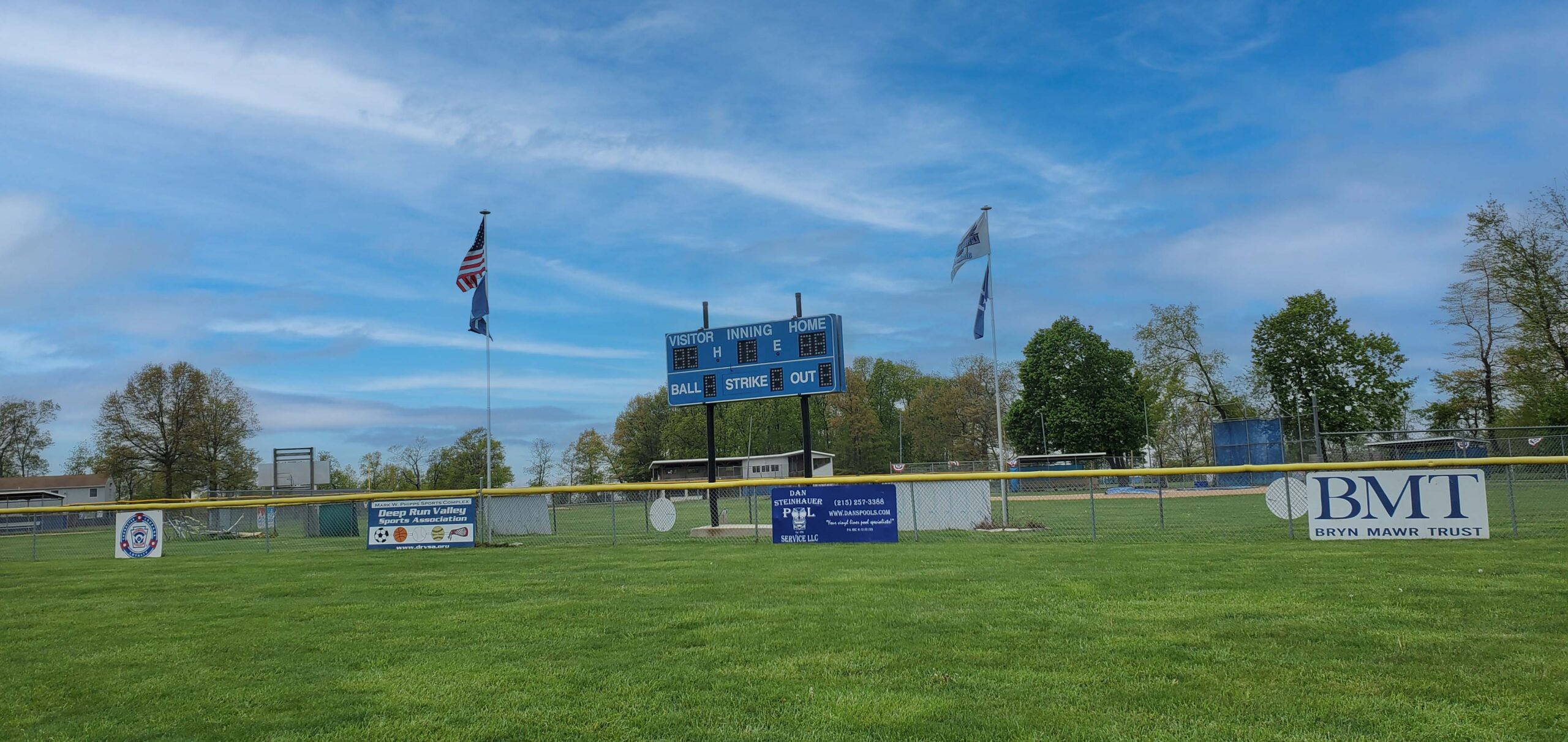 Deep Run Valley Sports Complex - Dan Steinhauer Pool Service Sign