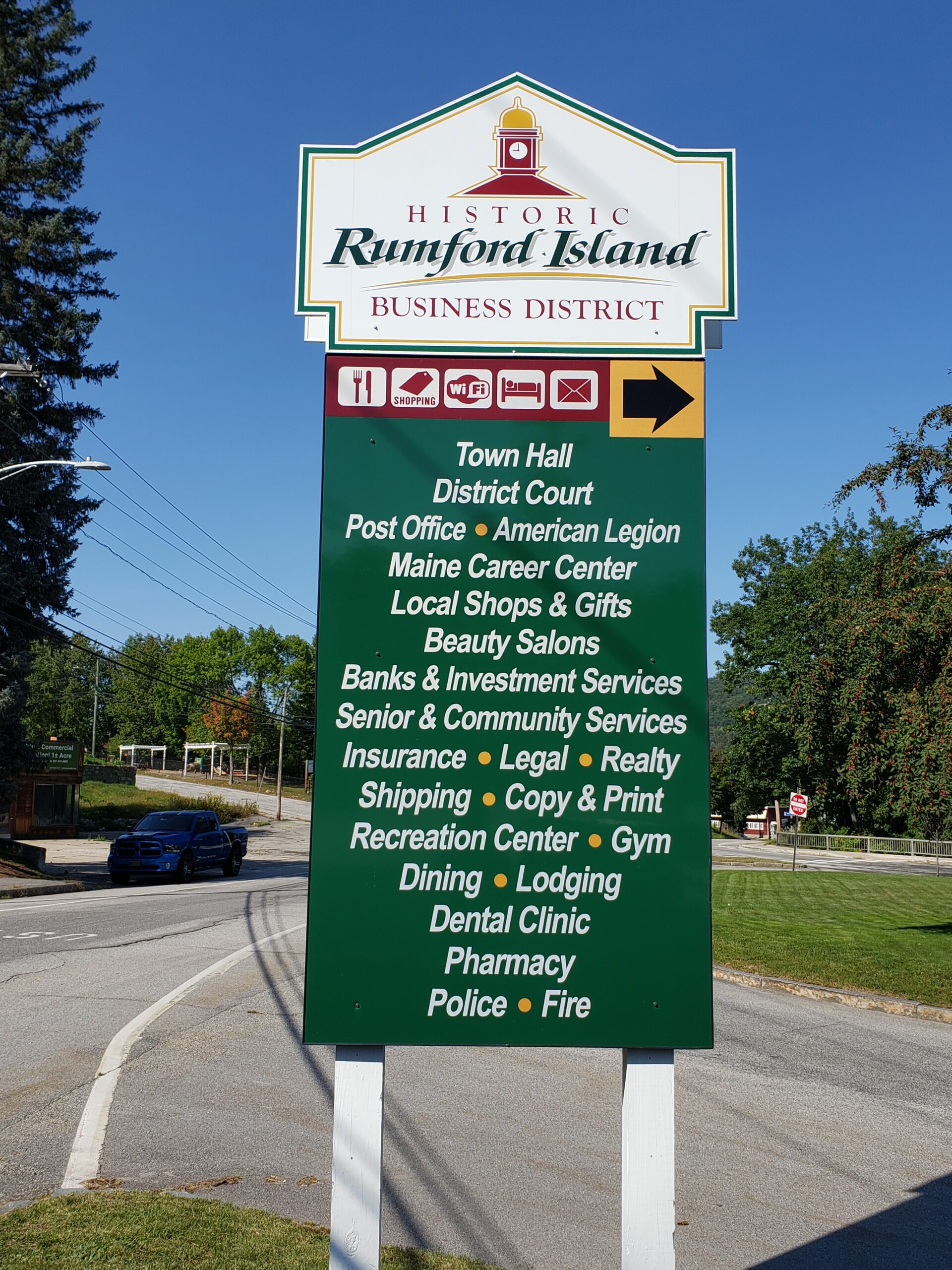 Historic Rumford Island Business District